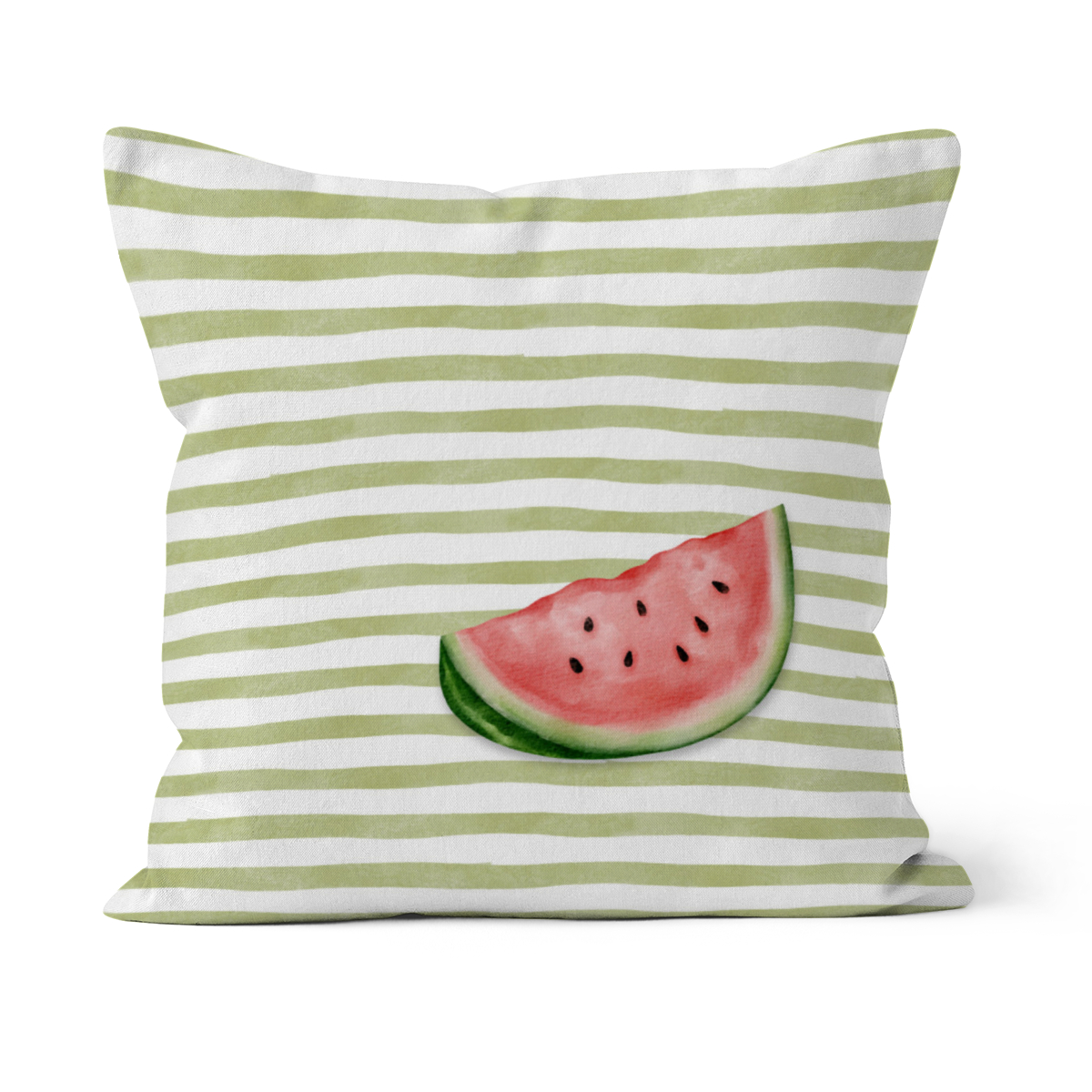 Samtkissenbezug Melon Stripes