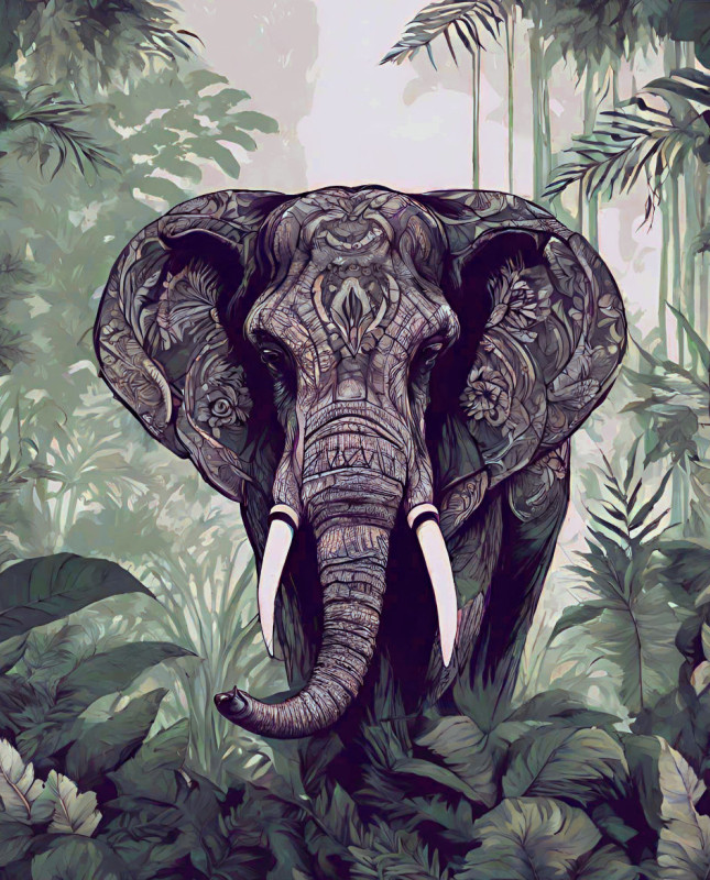 Wohndecke Mystic Elefant
